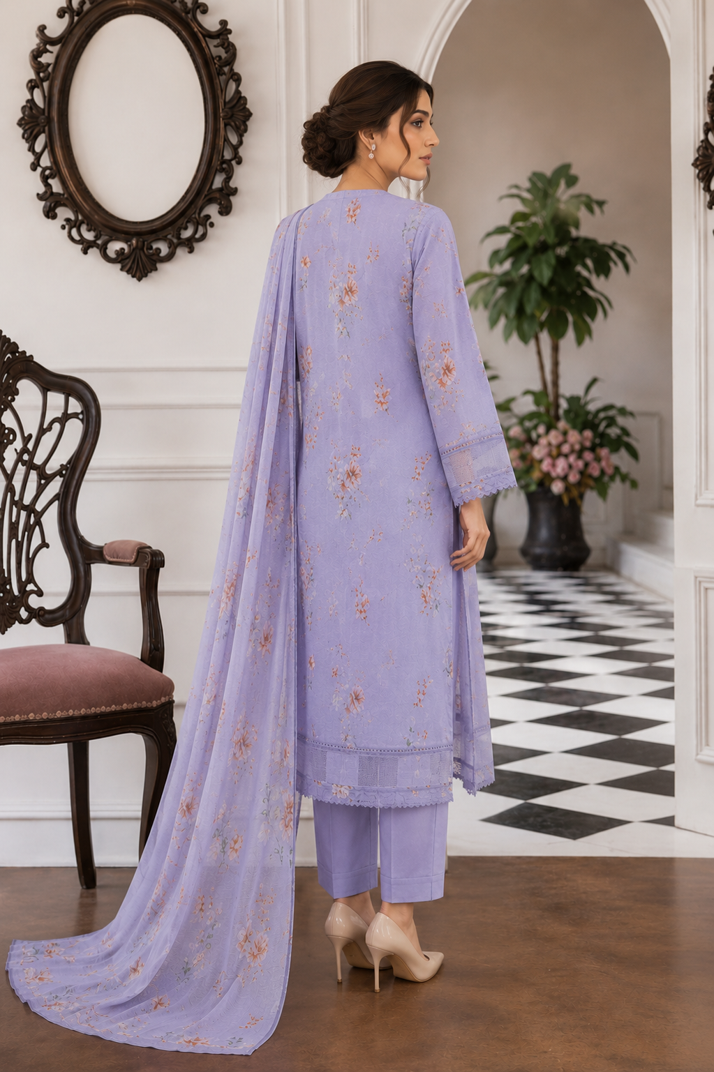 MTJ Tariq Jamil 3 Piece Printed Lawn Suit | Premium Unstitched Summer Collection 2026