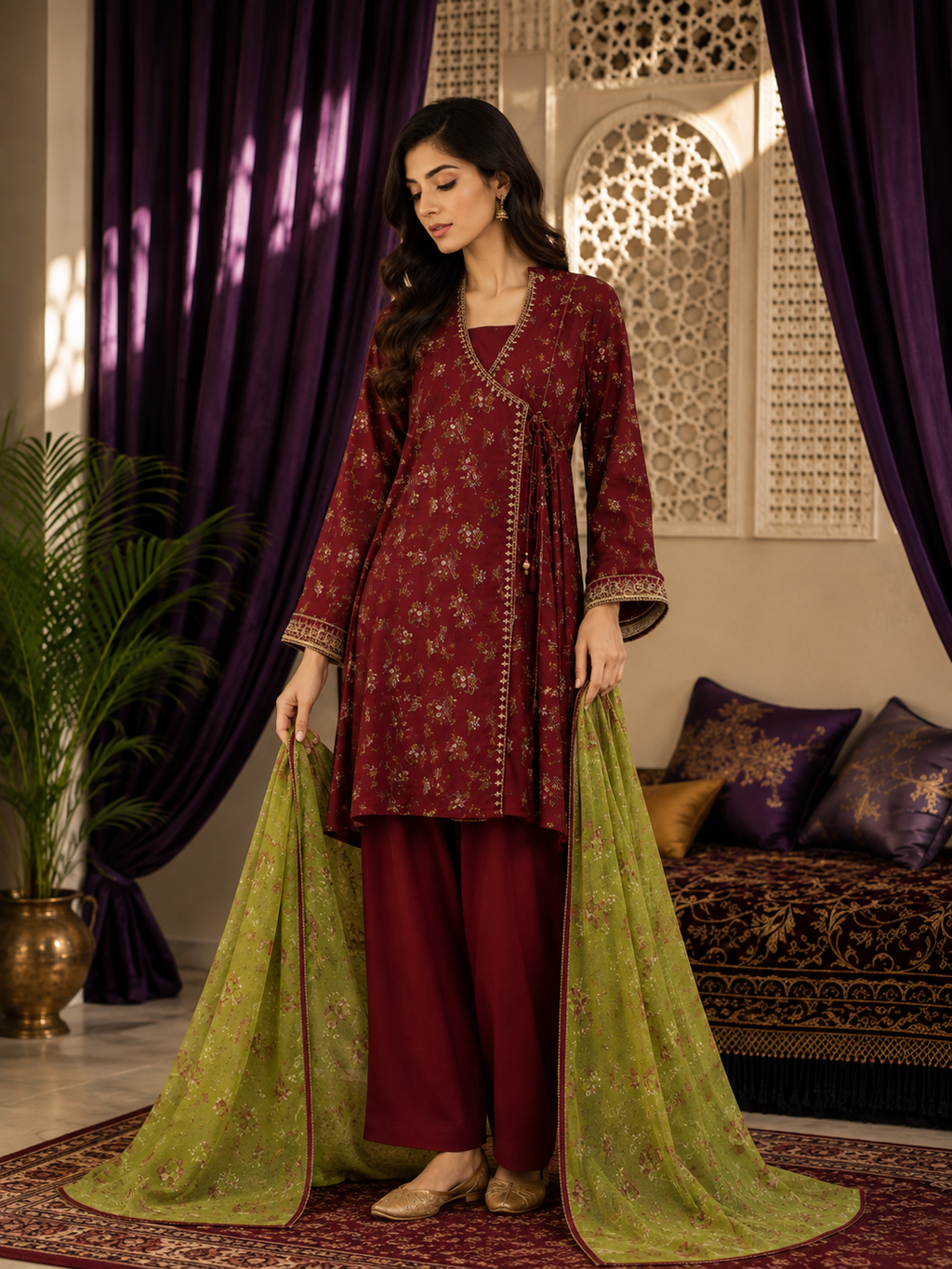 MTJ Tariq Jamil 3 Piece Printed Lawn Suit | Premium Unstitched Summer Collection 2026