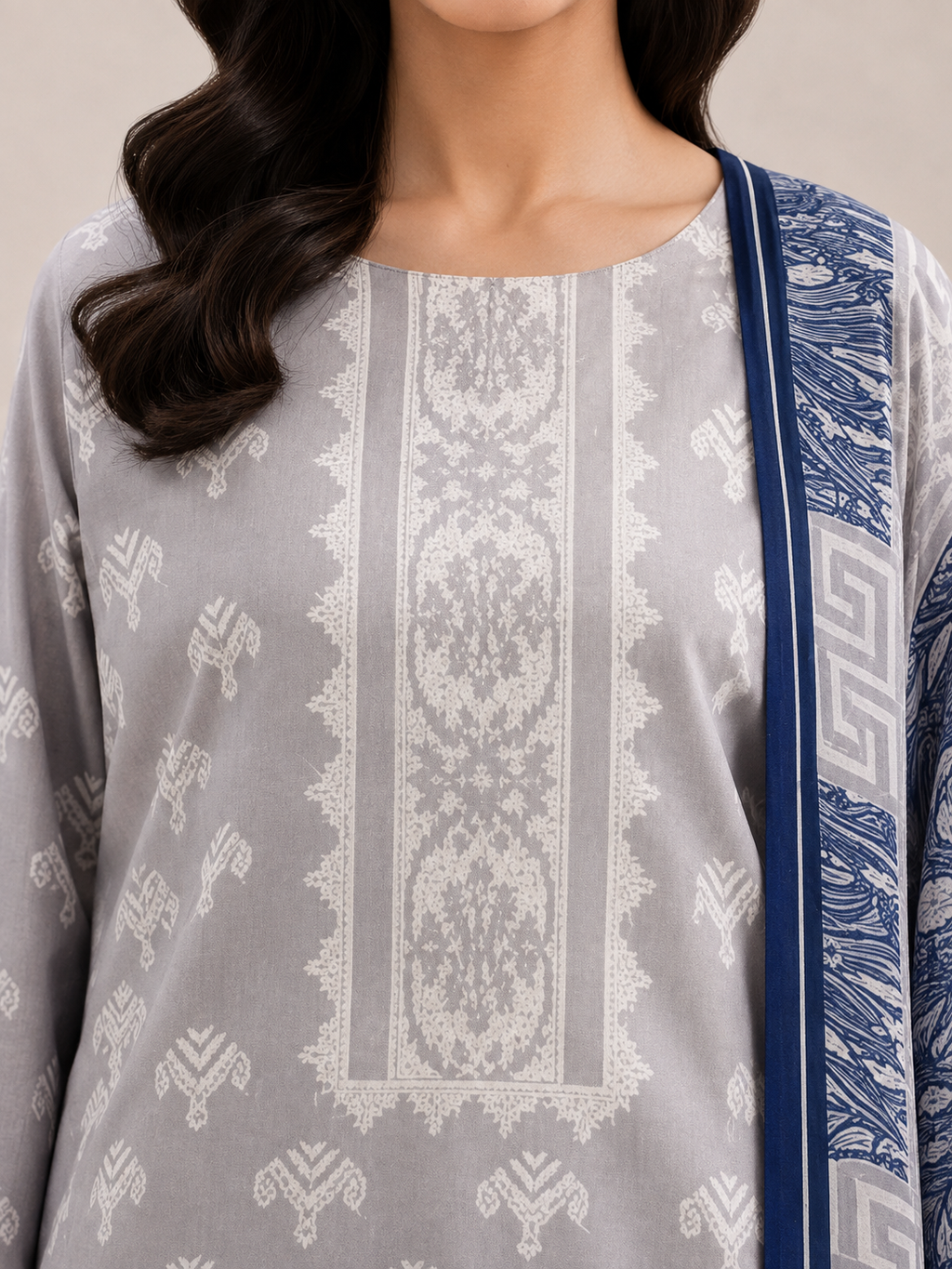 Beechtree Morbagh 3 Piece Printed Lawn Suit | Unstitched Lawn Collection