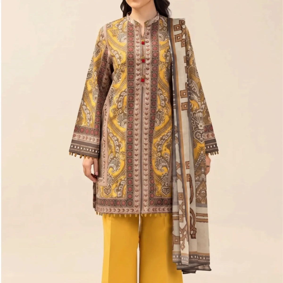 Beechtree Morbagh 3 Piece Printed Lawn Suit | Unstitched Lawn Collection