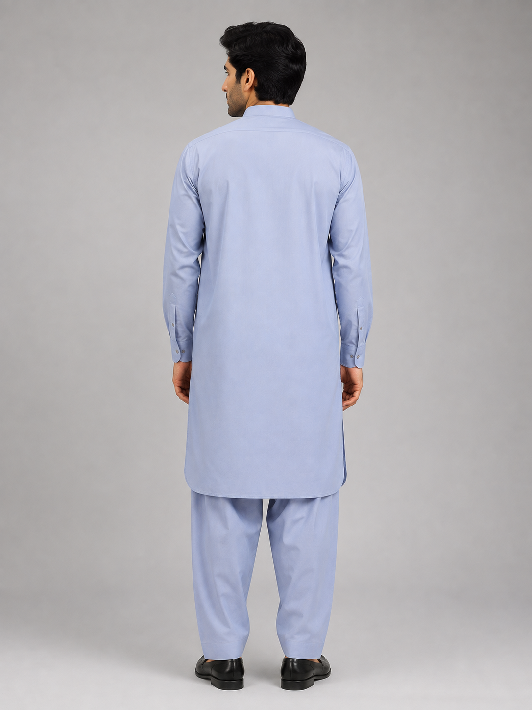 Gul Chamak Men’s Unstitched Suit | Superior Quality Soft Cotton Men’s Collection /light steel blue