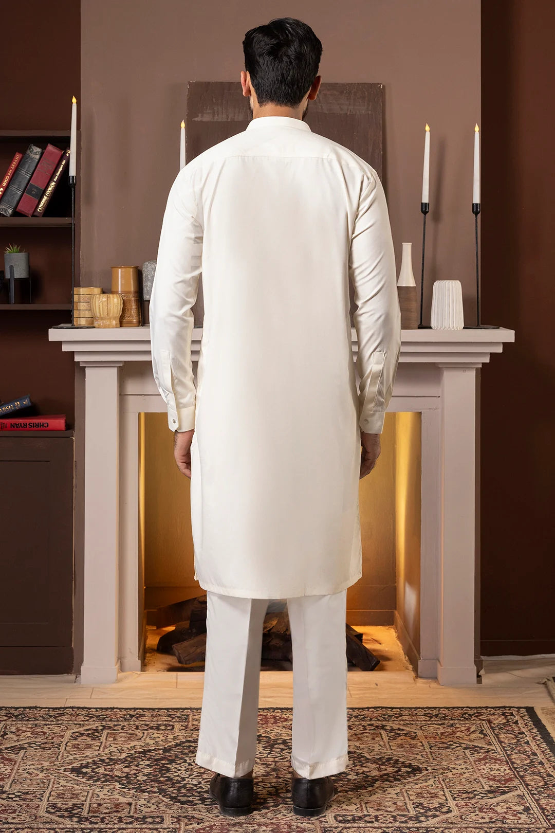 Zellbury Titanium Men’s Unstitched Soft Cotton Suit – Premium Men’s Collection / Paul White