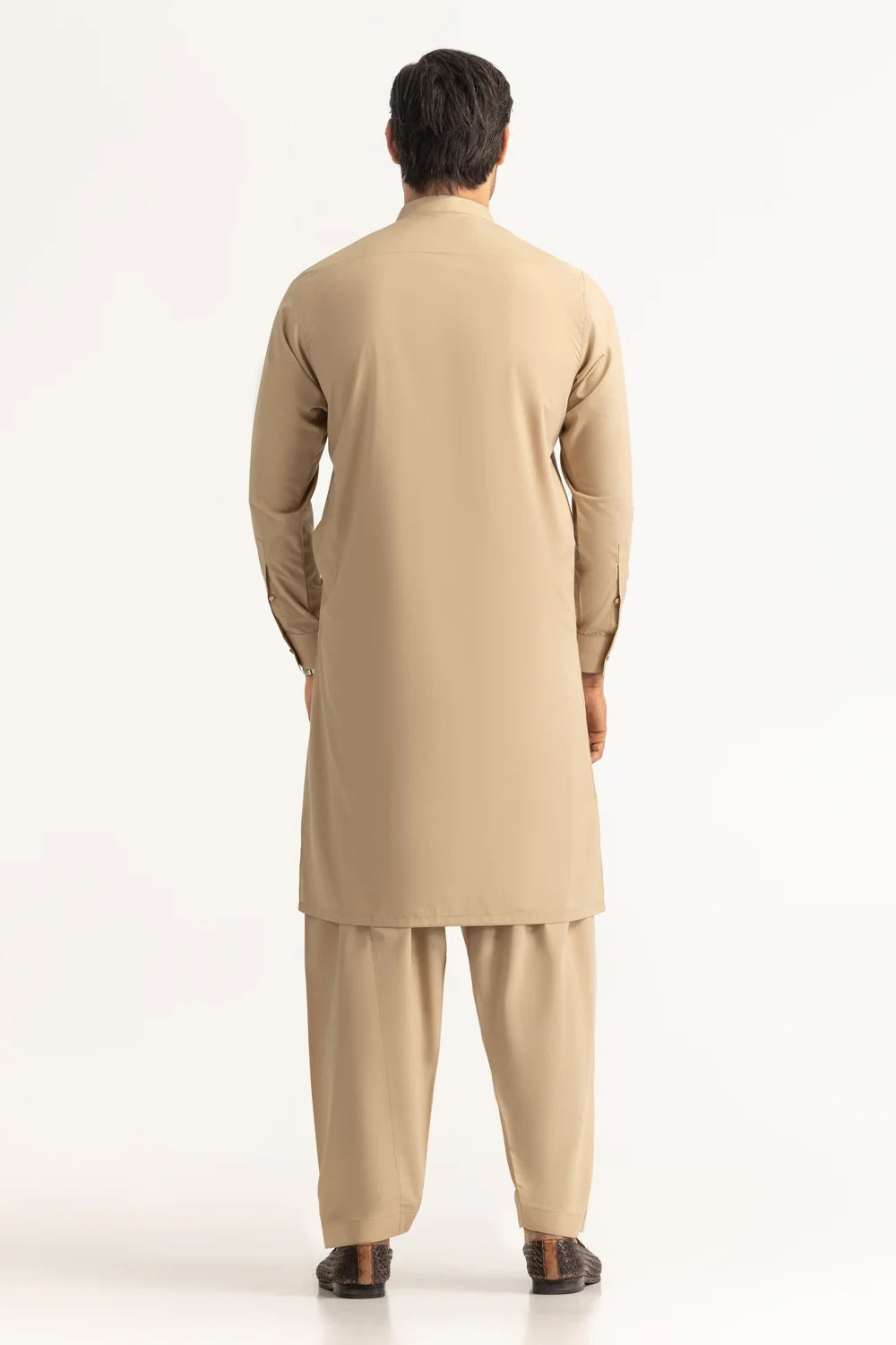 GulAhmed Men’s Unstitched Suit | Superior Quality Soft Cotton Men’s Collection /Beige