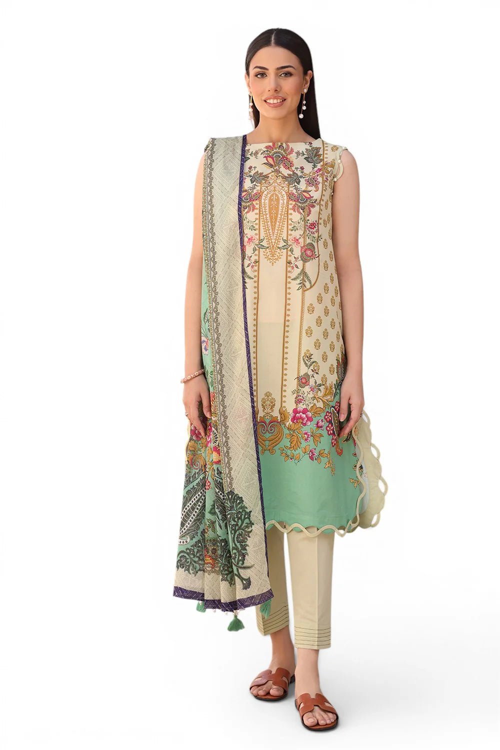 GULAHMED DIGITAL PRINTED LAWN 3 PIECE UNSTITCHED SUIT