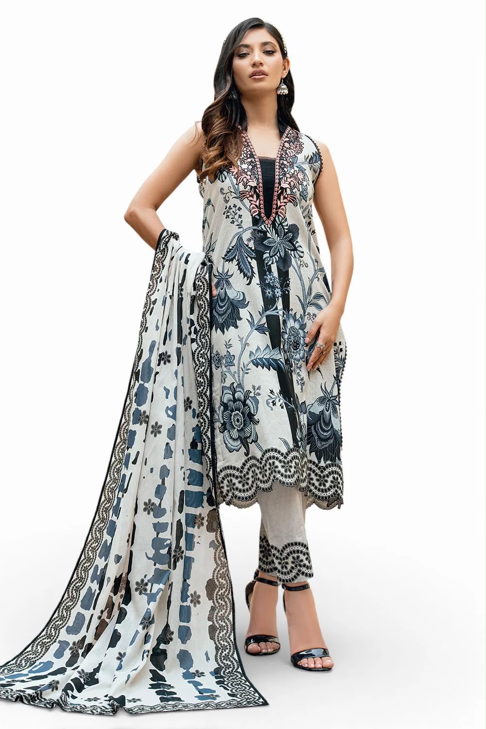 GULAHMED DIGITAL PRINTED LAWN 3 PIECE UNSTITCHED SUIT