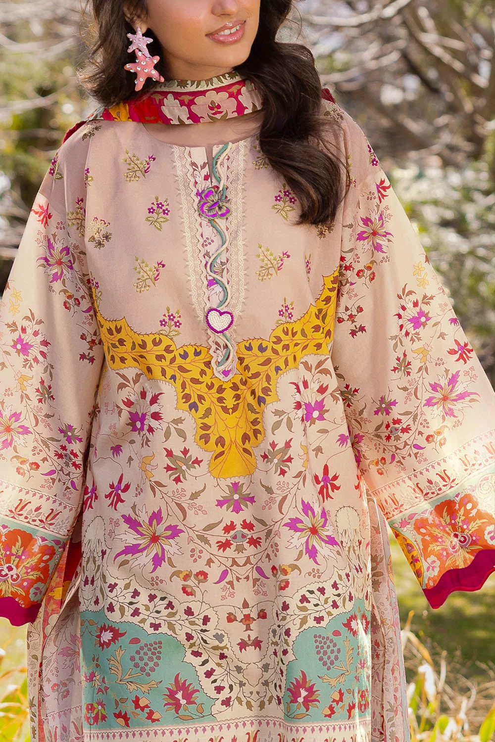 GULAHMED DIGITAL PRINTED LAWN 3 PIECE UNSTITCHED SUIT
