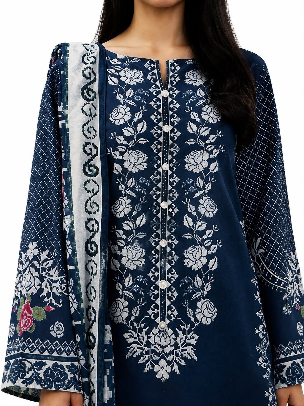 Beechtree Morbagh 3 Piece Printed Lawn Suit | Unstitched Lawn Collection