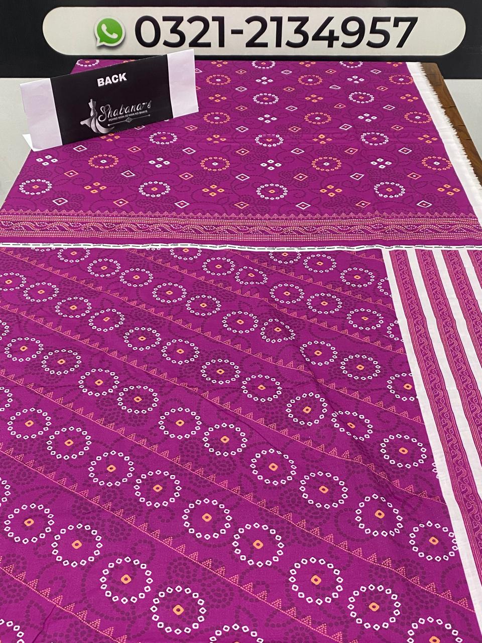 Sohaye 3-Piece Unstitched Lawn Suit with Chiffon Dupatta – Ladies Lawn Suit