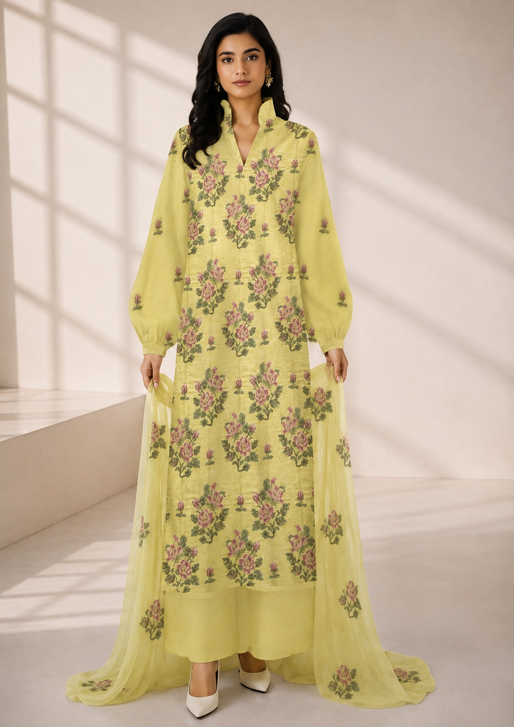 Bareeze Summer Collection Unstitched 3 Piece Embroidered Lawn Suit for Women