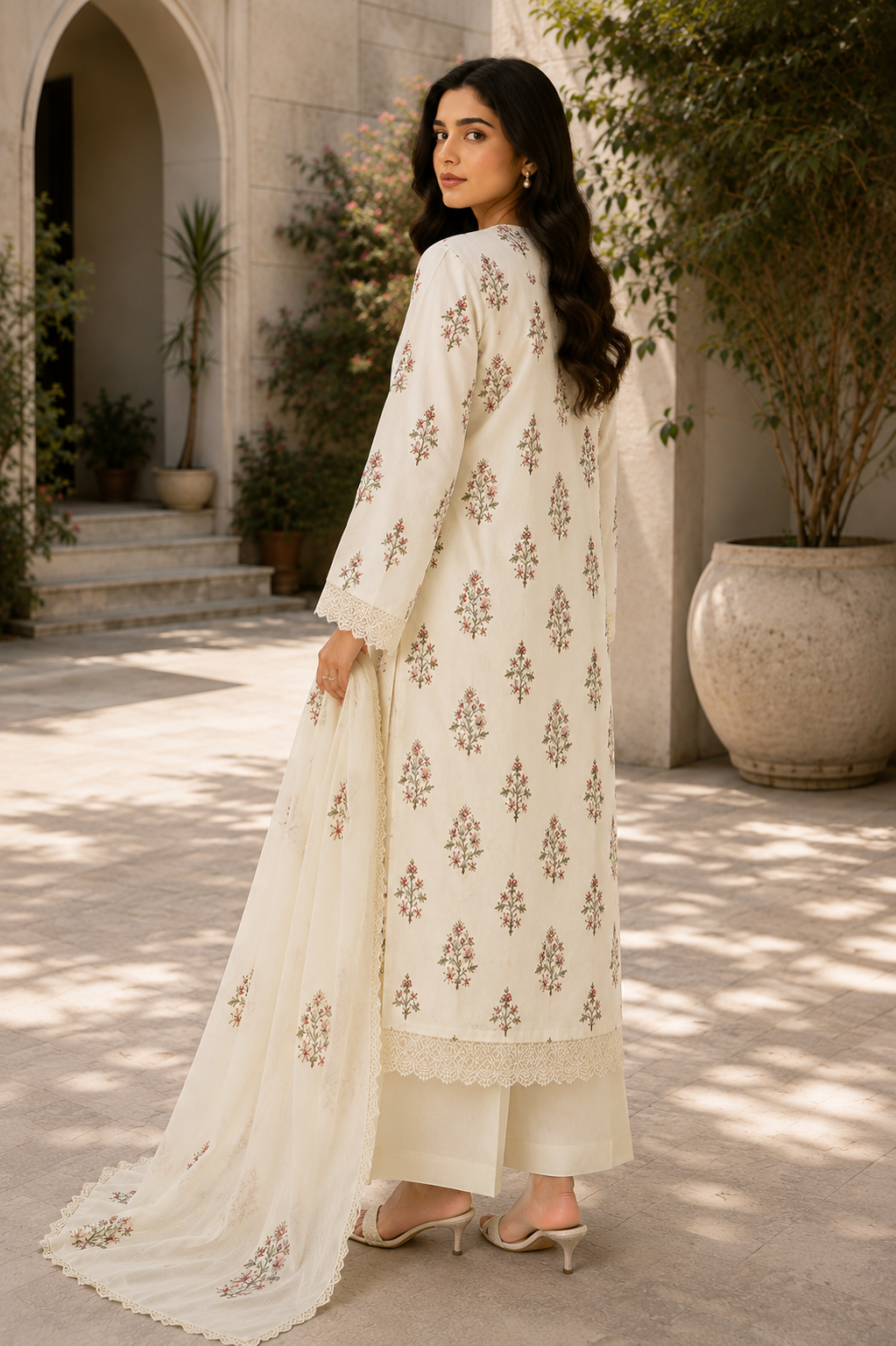 Bareeze Summer Collection Unstitched 3 Piece Embroidered Lawn Suit for Women