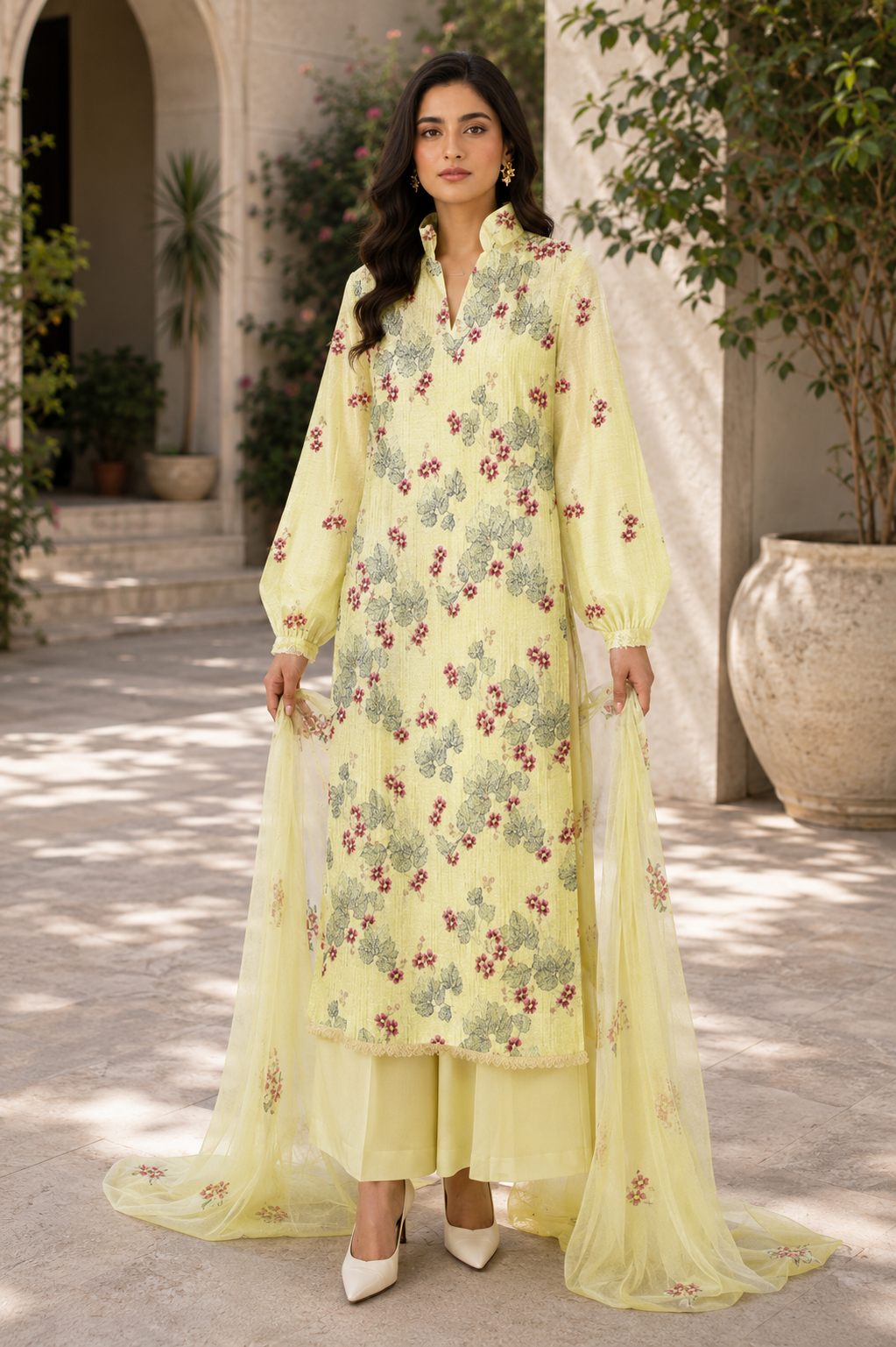 Bareeze Summer Collection Unstitched 3 Piece Embroidered Lawn Suit for Women