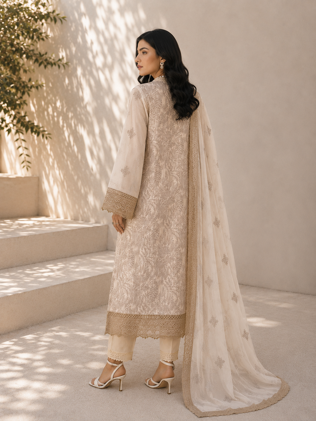 Bareeze Summer Collection Unstitched 3 Piece Embroidered Lawn Suit for Women