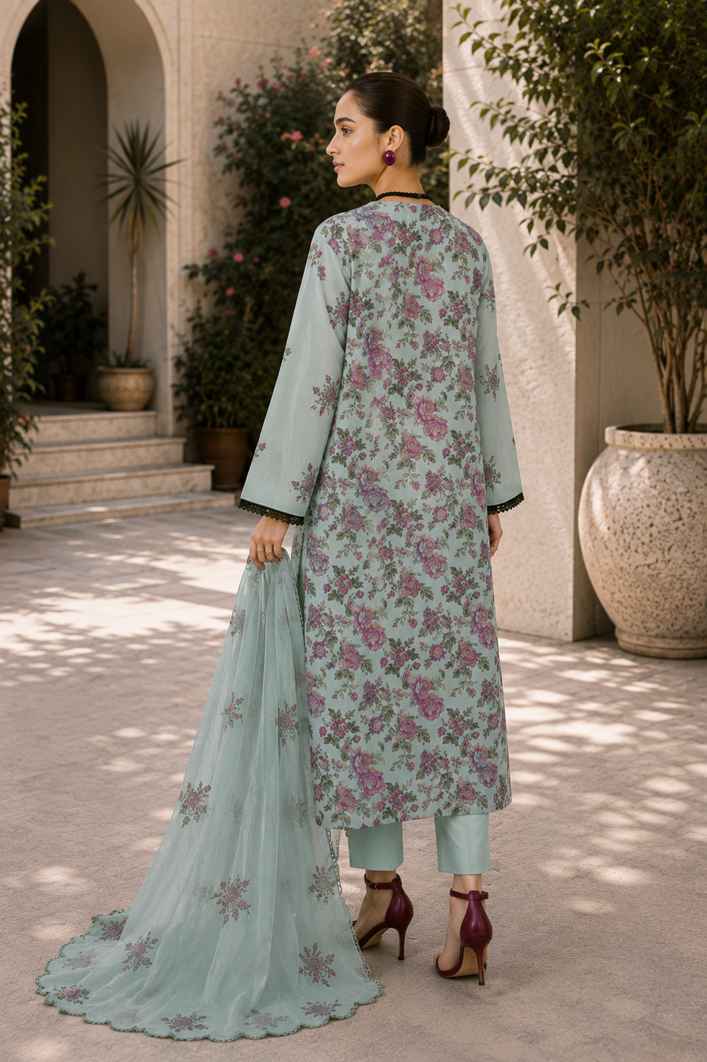 Bareeze Summer Collection Unstitched 3 Piece Embroidered Lawn Suit for Women