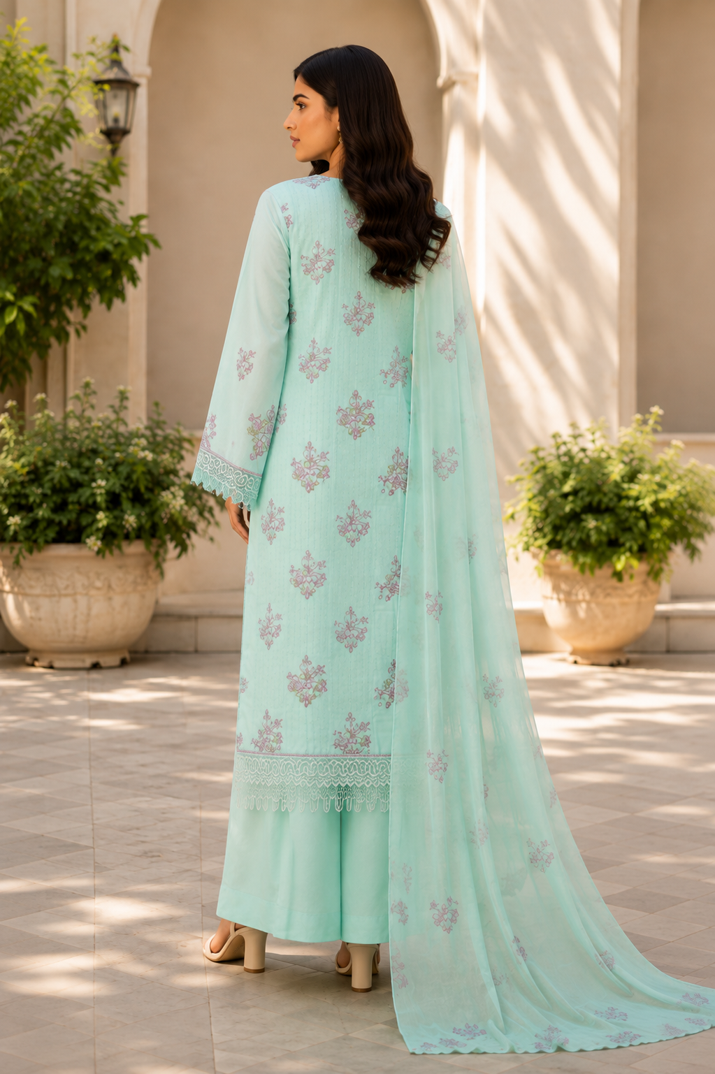 Bareeze Summer Collection Unstitched 3 Piece Embroidered Lawn Suit for Women
