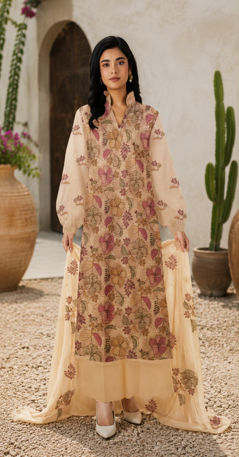 Bareeze Summer Collection Unstitched 3 Piece Embroidered Lawn Suit for Women