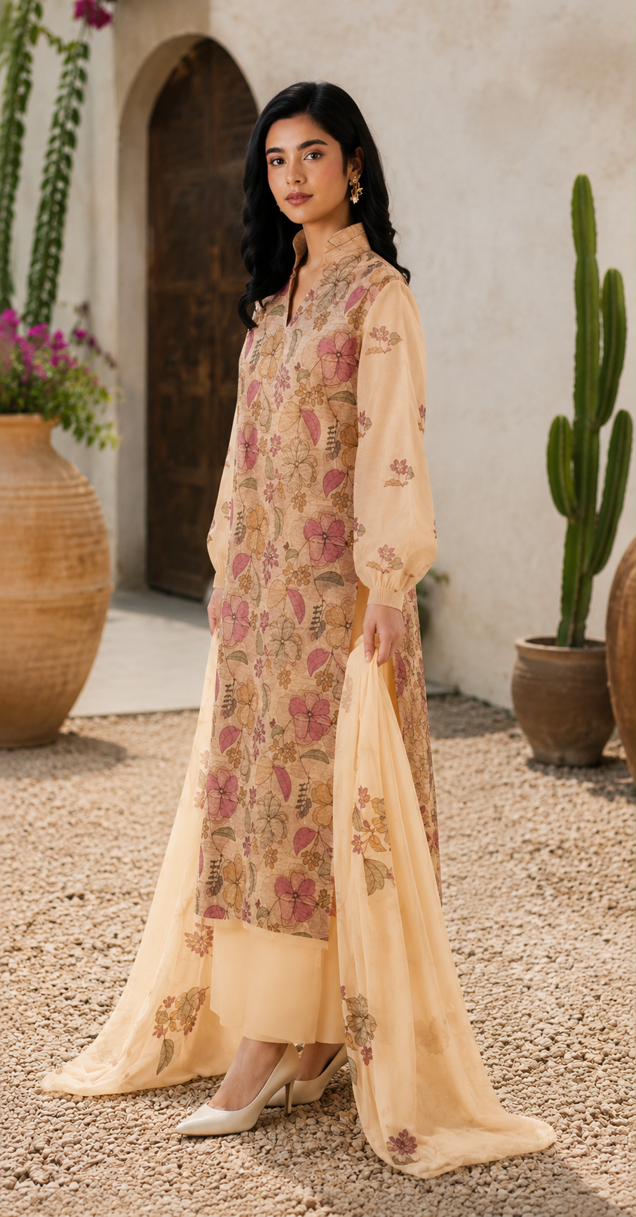 Bareeze Summer Collection Unstitched 3 Piece Embroidered Lawn Suit for Women