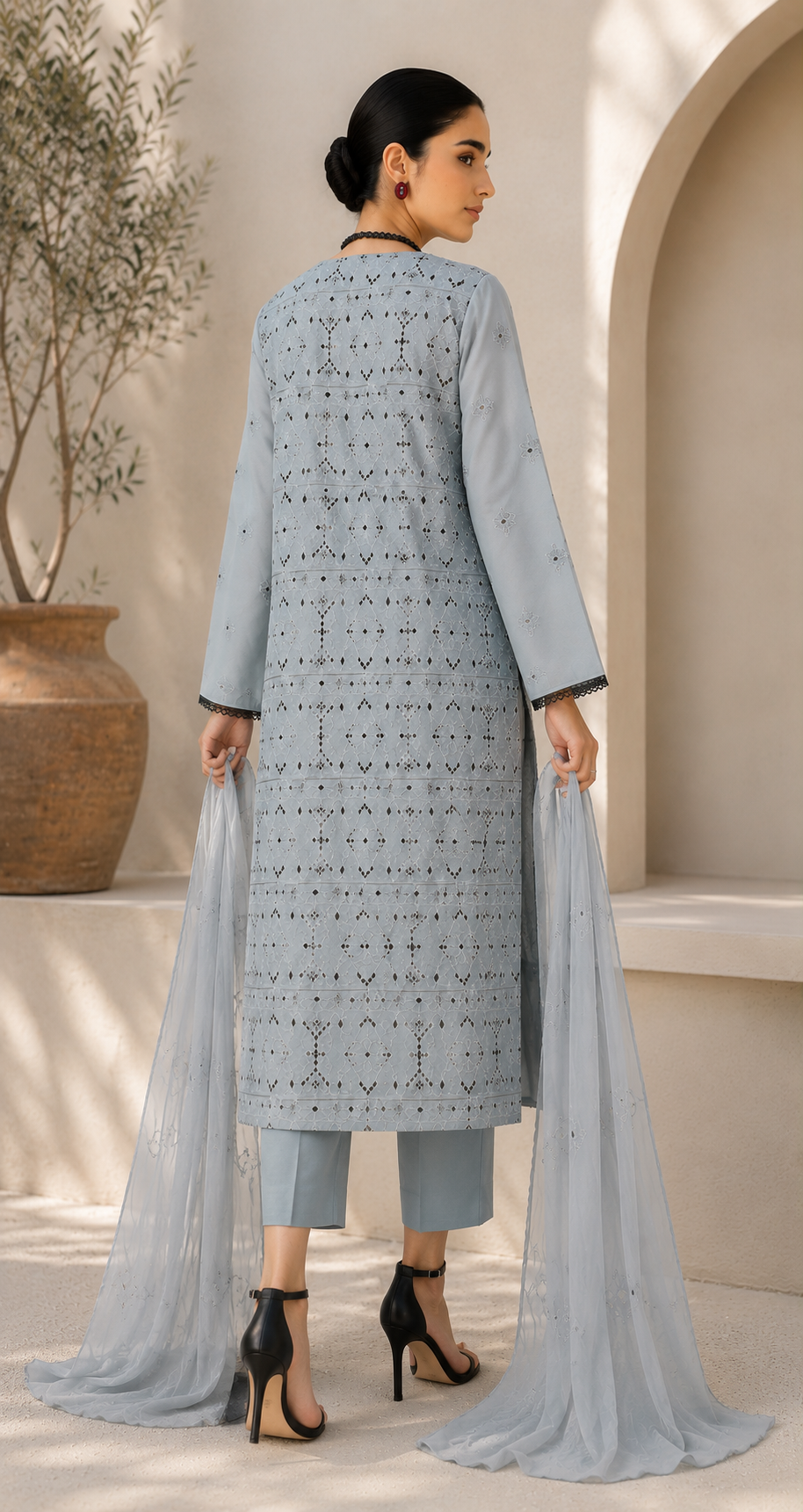 Bareeze Summer Collection Unstitched 3 Piece Embroidered Lawn Suit for Women