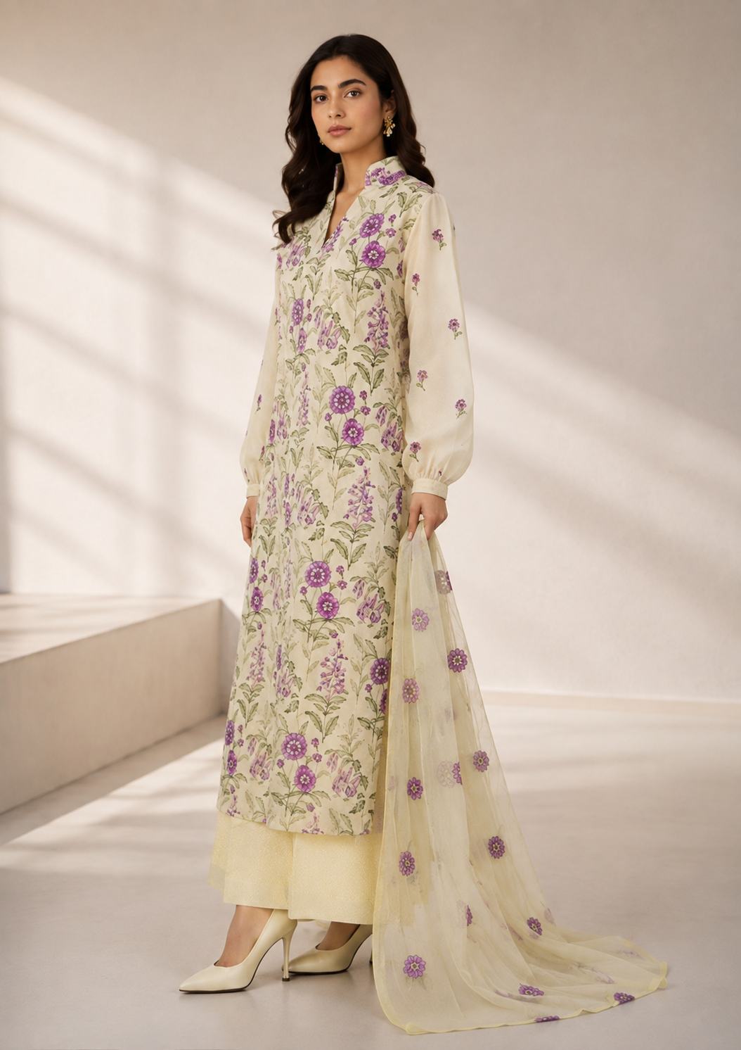 Bareeze Summer Collection Unstitched 3 Piece Embroidered Lawn Suit for Women