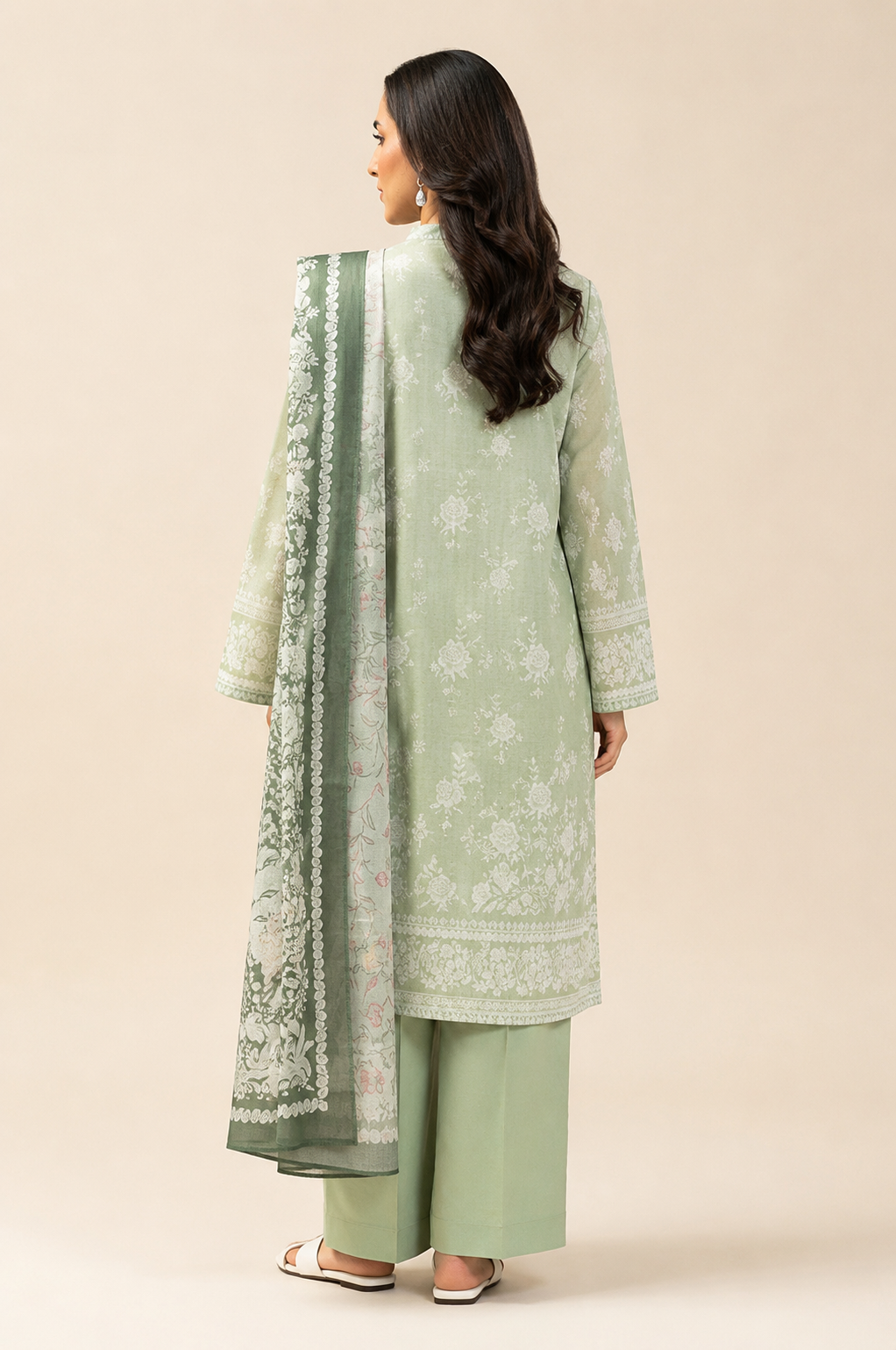 Beechtree Morbagh 3 Piece Printed Lawn Suit | Unstitched Lawn Collection