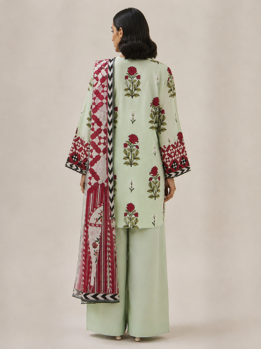 Beechtree Morbagh 3 Piece Printed Lawn Suit | Unstitched Lawn Collection