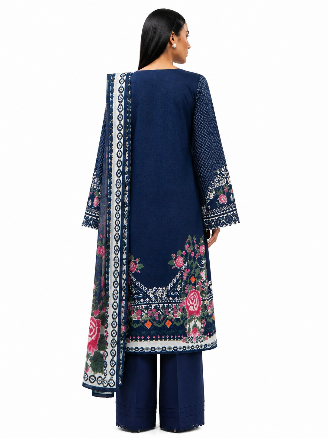Beechtree Morbagh 3 Piece Printed Lawn Suit | Unstitched Lawn Collection