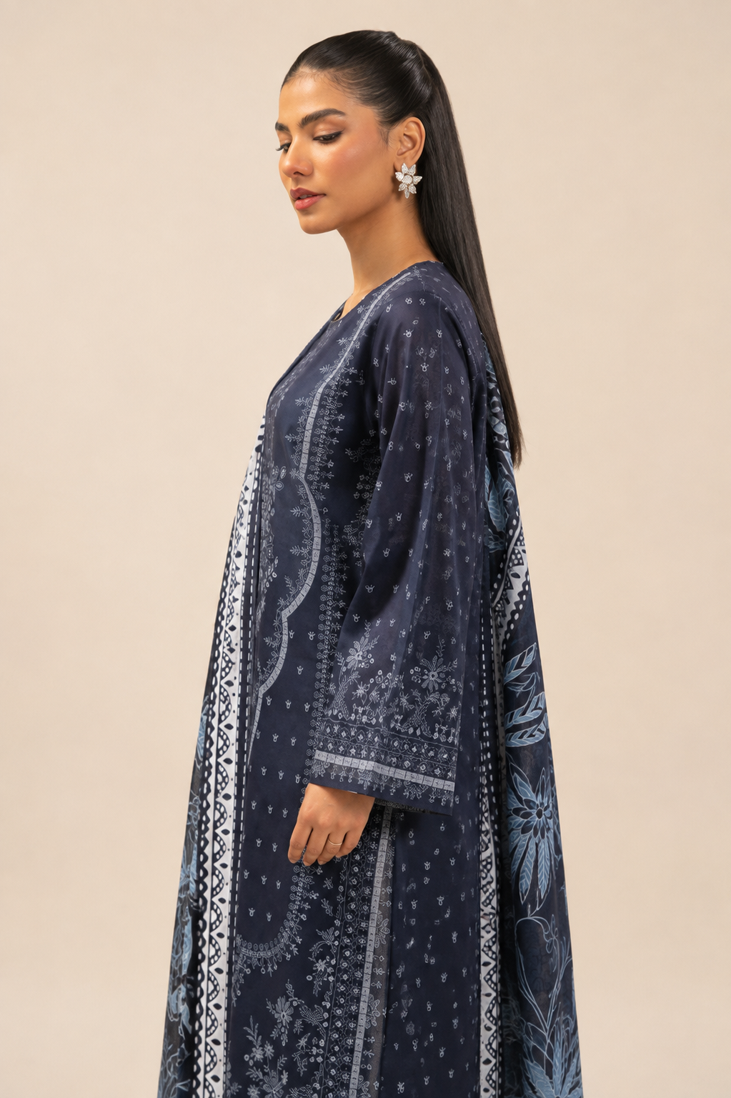 Beechtree Morbagh 3 Piece Printed Lawn Suit | Unstitched Lawn Collection