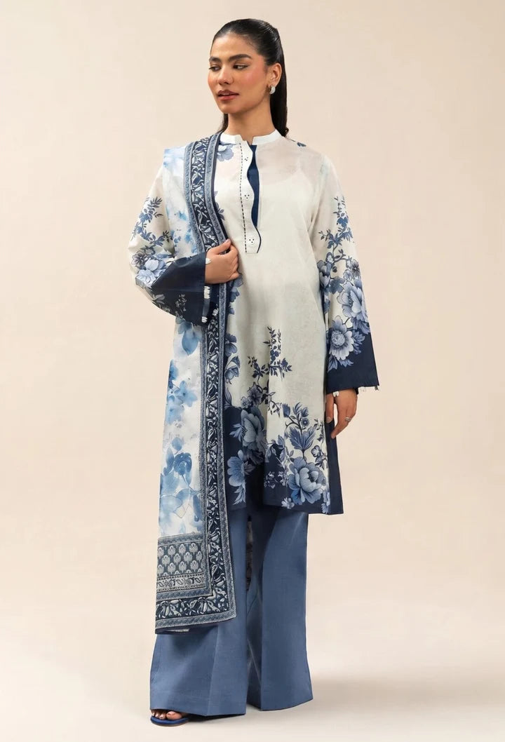 Beechtree Morbagh 3 Piece Printed Lawn Suit | Unstitched Lawn Collection