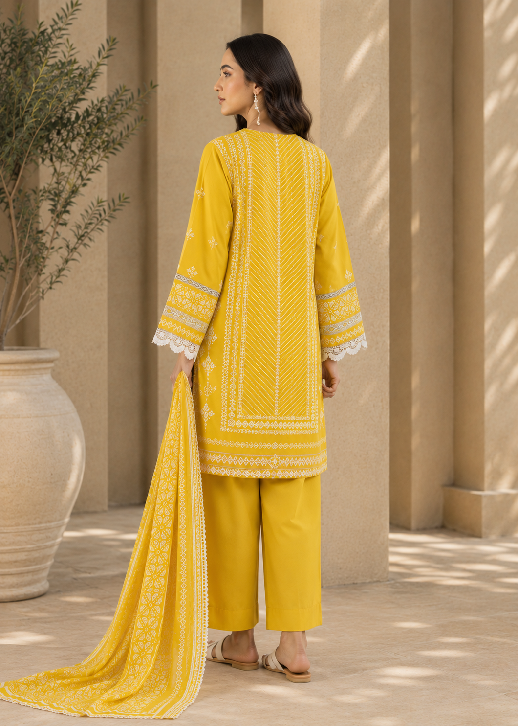 Bonanza Satrangi 3-Piece Digital Printed Lawn Suit – Unstitched Shirt, Dupatta & Trouser