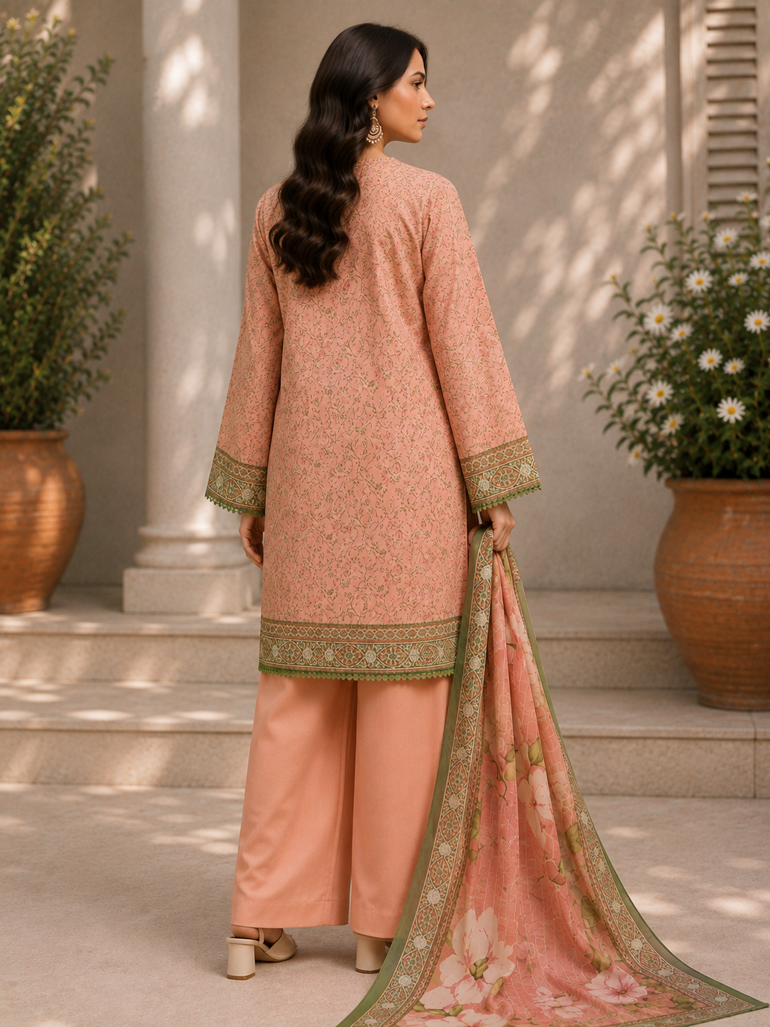 Khaadi 3 Piece Printed Lawn Suit Women’s Unstitched Lawn Collection