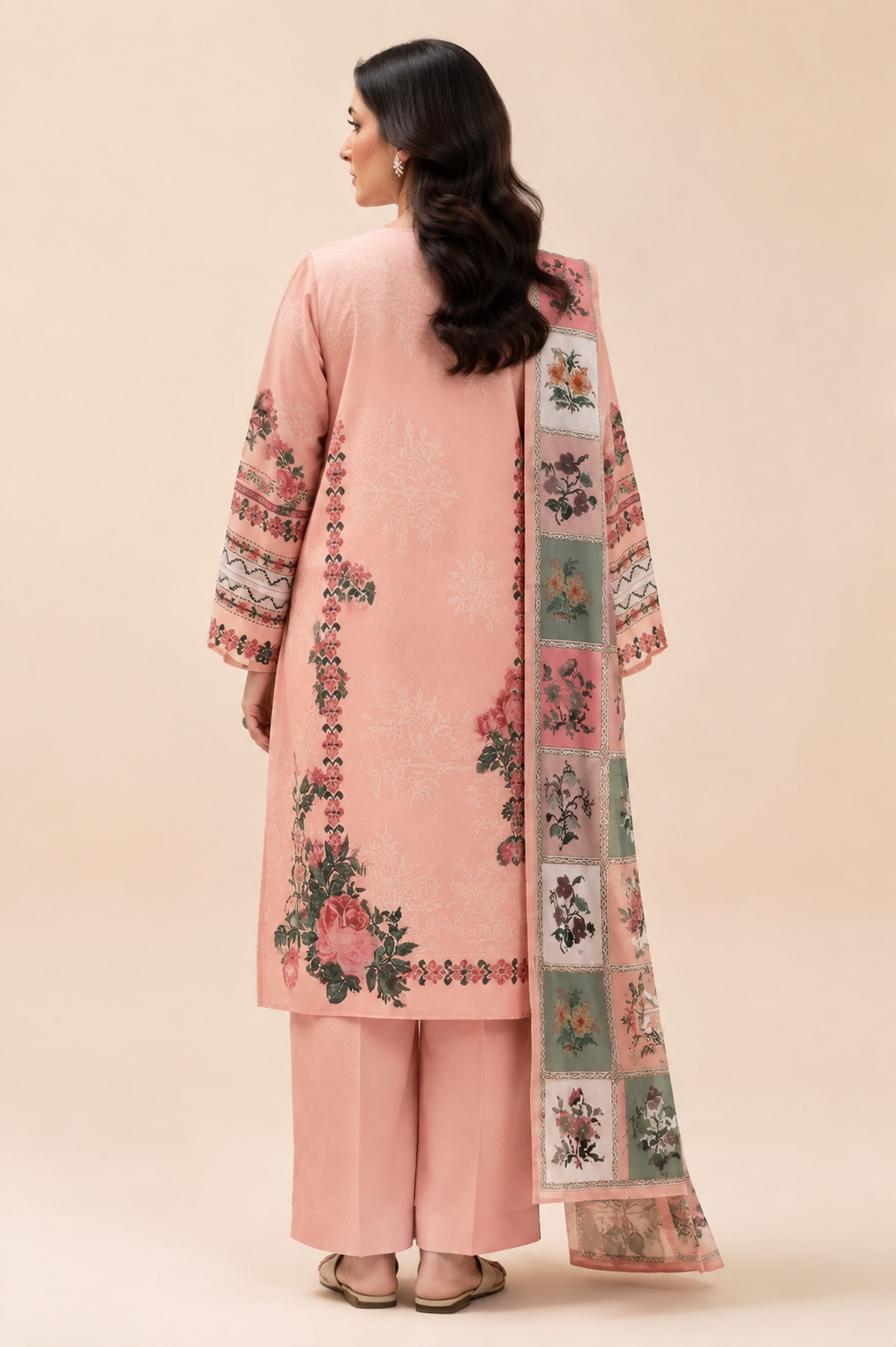 Beechtree Morbagh 3 Piece Printed Lawn Suit | Unstitched Lawn Collection